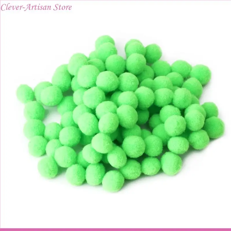 E06B 100pcs Multi Pom Poms Poms круглые шарики