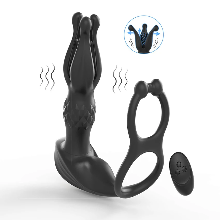 Prostate Massager APP Wireless Control Anal Vaginal Vibrator Butt Plug G Spot Wearable Stimulator Adult Sex Toys for Women Gay view 4