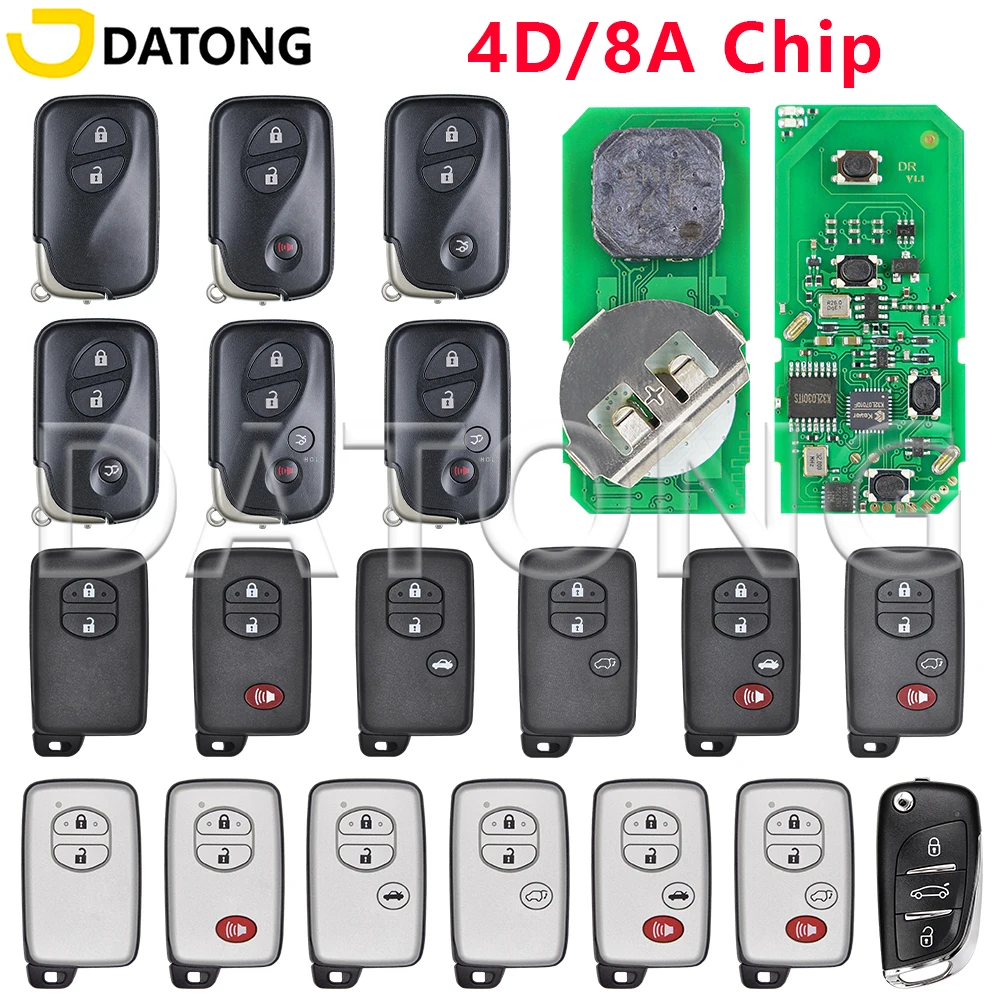 Datong World Bluetooth Version Unlimited Uses App Generate & Edit Uinversal Car Remote Key For Toyota Lexus Subaru