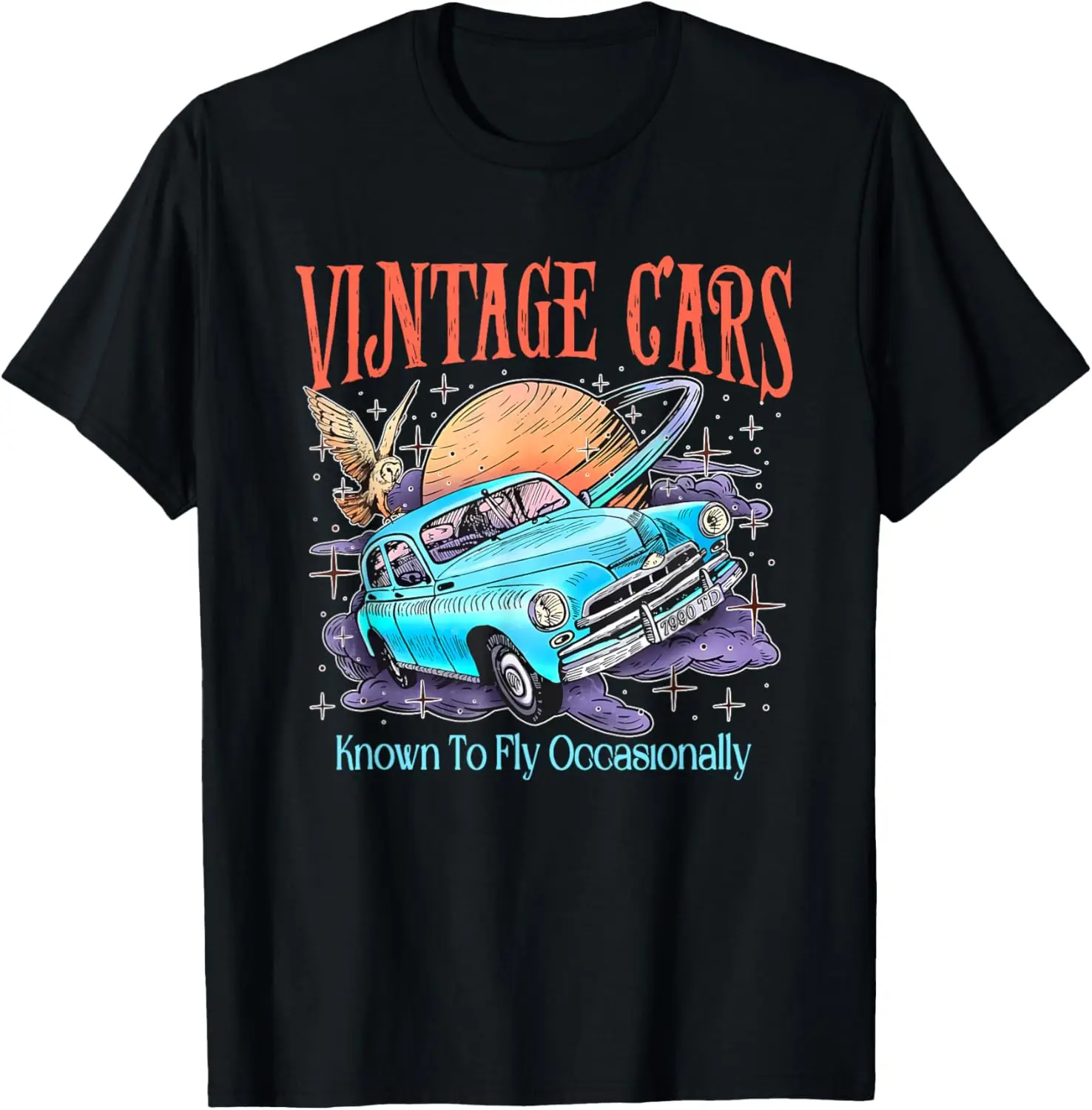 Weasley's Vintage Cars Known To Fly Occasionally Quote T-Shirt