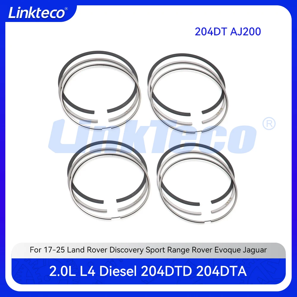 

Комплект поршневых колец двигателя подходит для 2,0 T Diesel 204DTA 204DTD для Land Rover Range Rover Evoque Discovery Sport Jaguar 2.0T 204DT AJ200