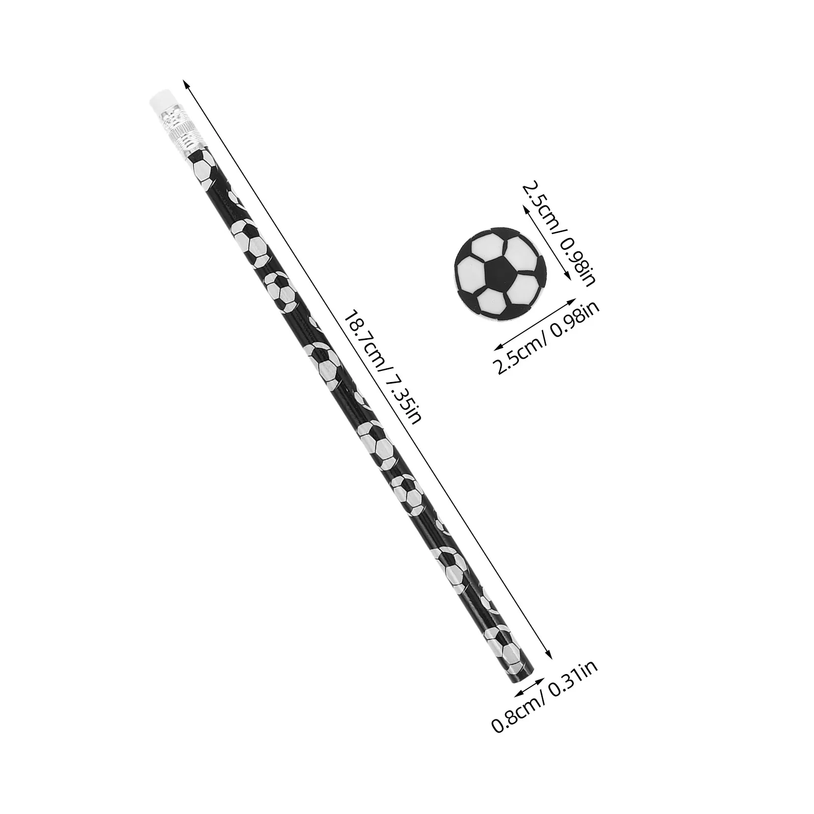 12 ชุด 12 ชุดธีมฟุตบอลไม้เครื่องเขียนเด็กกีฬา PARTY Favors วันเกิดอุปกรณ์โรงเรียน