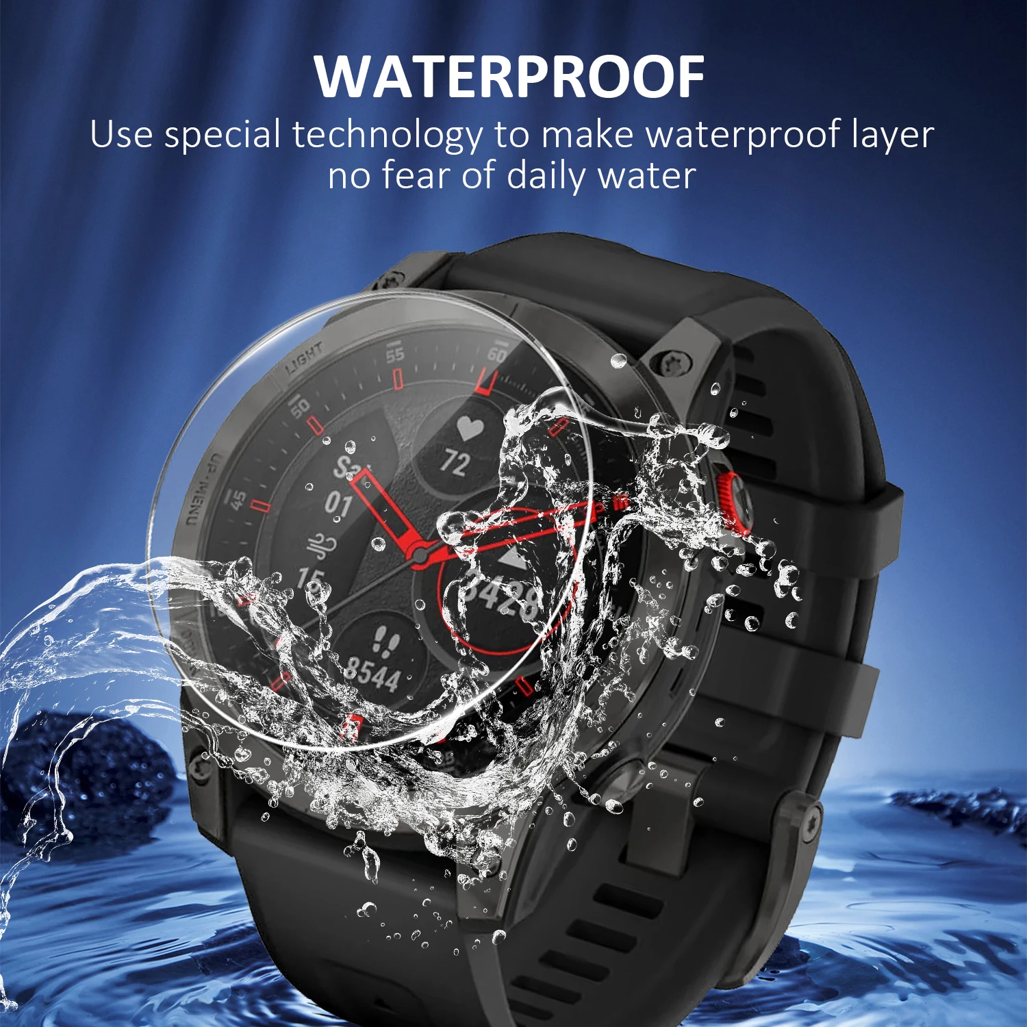 2PCS Smart Watch Screen Protector For Garmin Epix Gen 2 / Epix Pro Gen 2 47mm 51mm Tempered Glass Anti-Scratch Protective Film