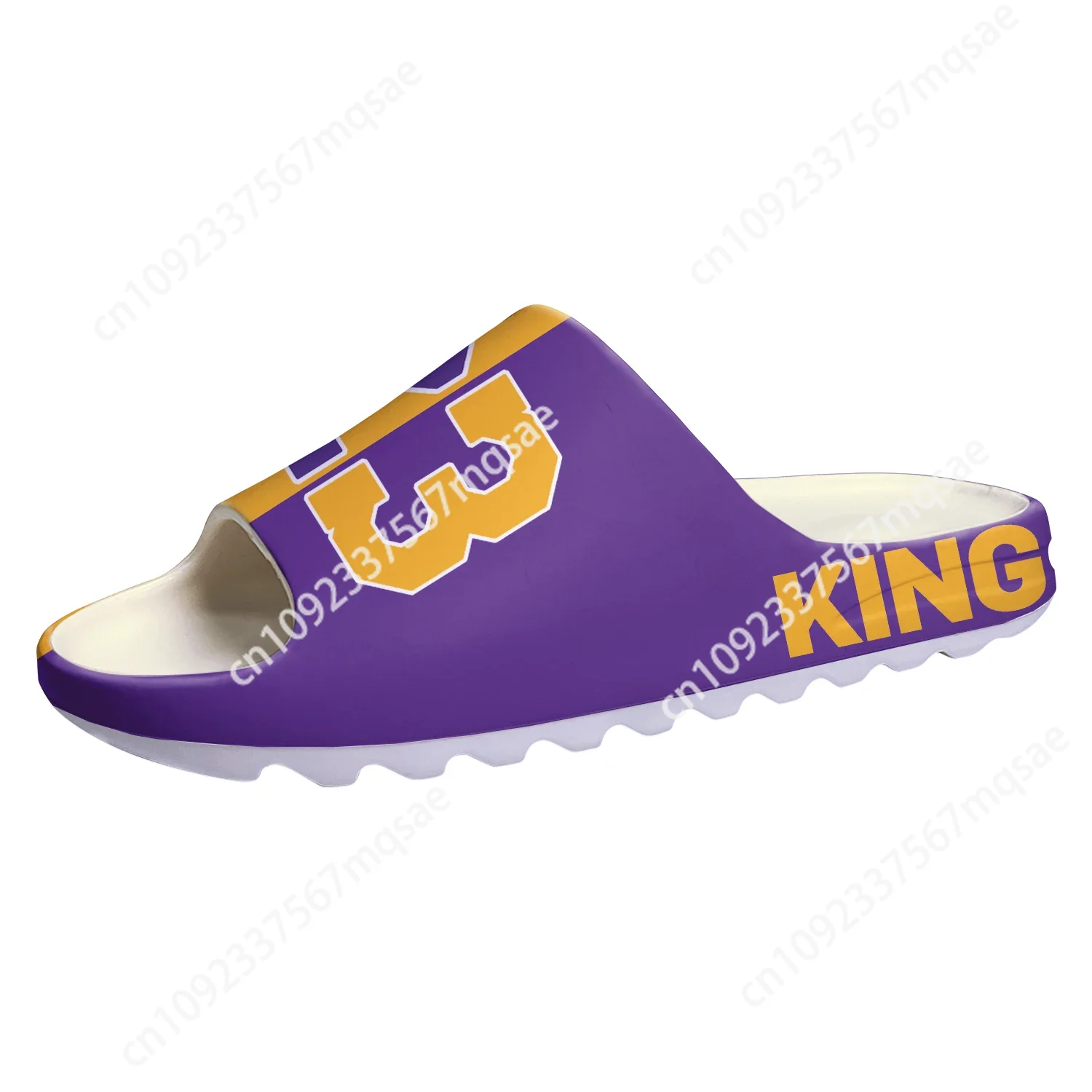 

Los Angeles Basketball King Number 23 6 Soft Sole Sllipers Home Clogs Custom Step On Water Shoes Mens Womens Teenager Sandals