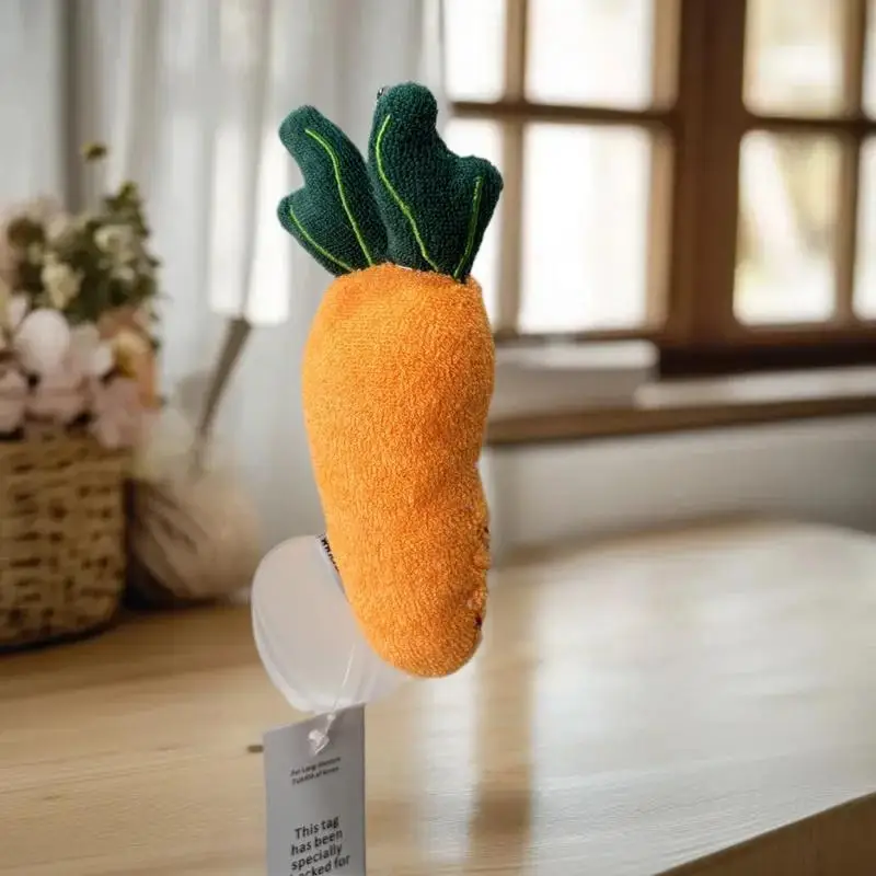 

Cute Funny Carrot Garlic Vegetable Plush Doll Toys Creative Keychain Backpack Pendants Bag Hanging Ornaments Ragdoll Kids Gifts