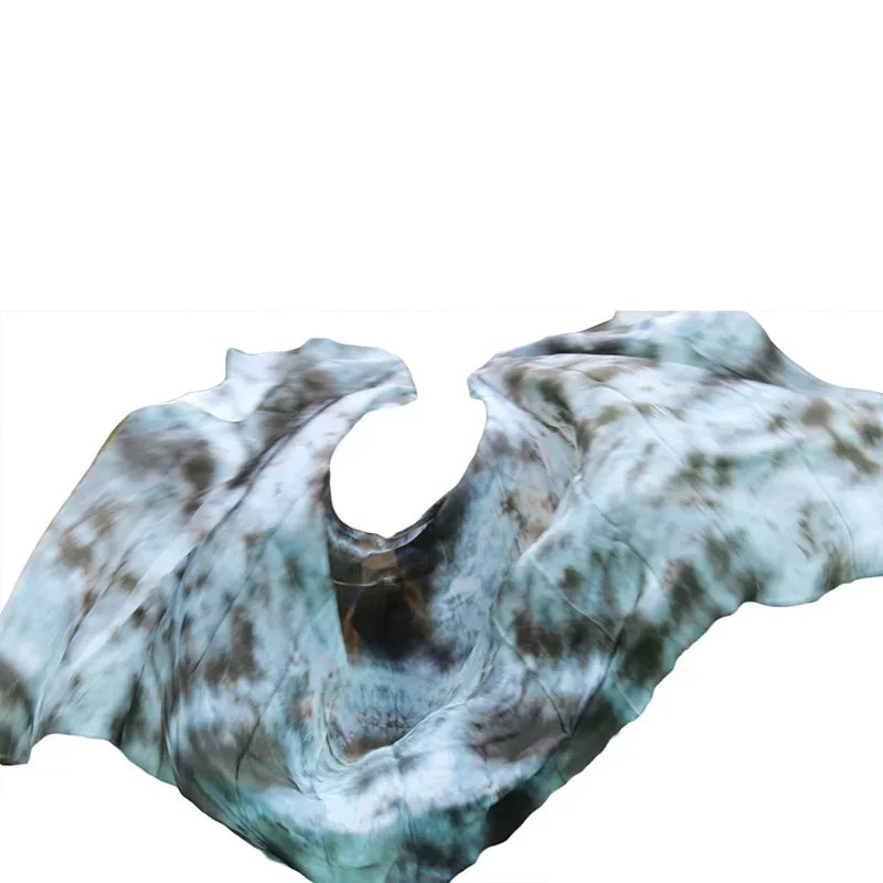 

Шелковые вуали для танца живота (100% шелк), шаль-платок для тренировок и выступлений, аксессуары для танца живота с комбинированными цветами