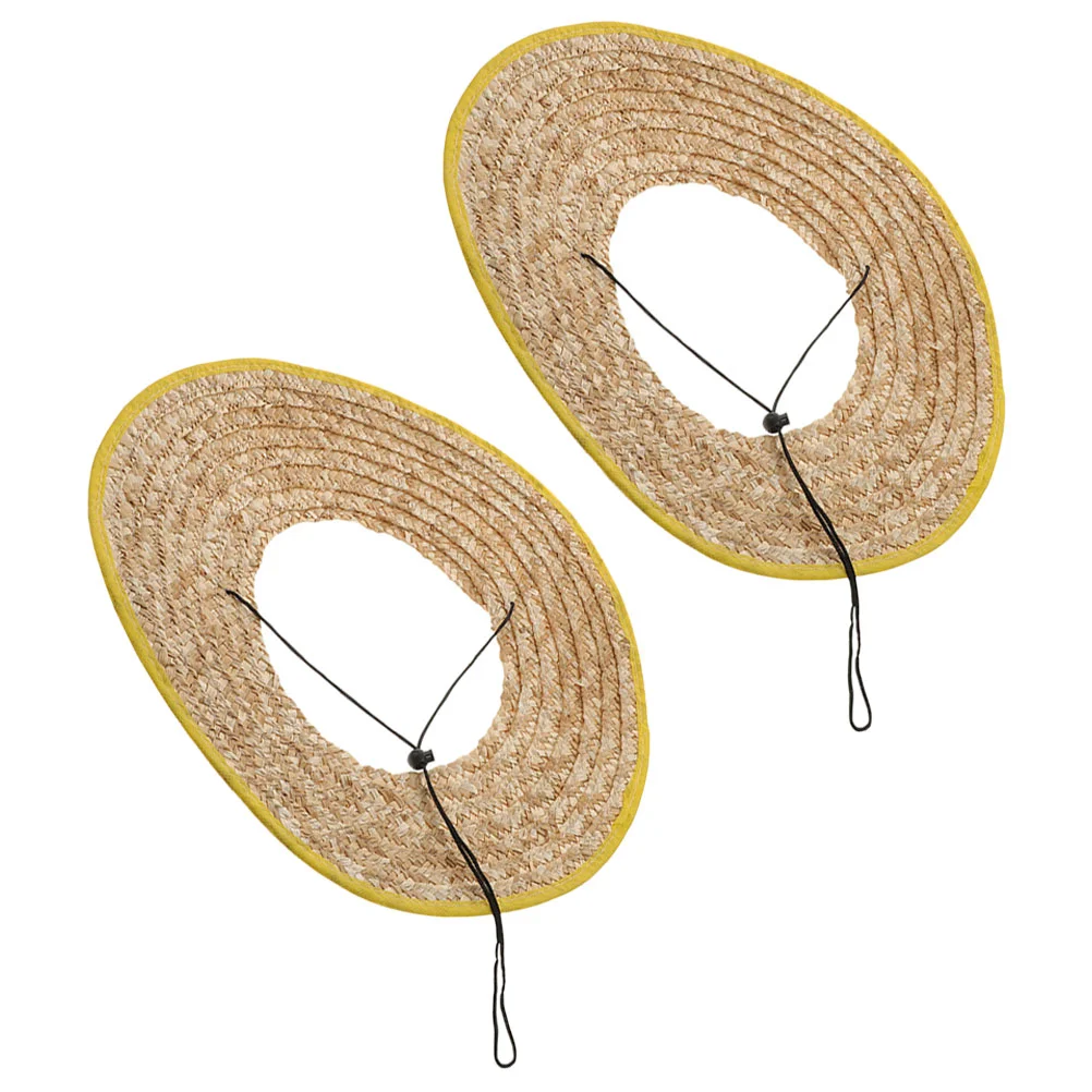 2 Pcs Cap Liner Curtain Electric Chainsaw Hard Hat Accessories Headlamp Construction Visor for Men Hats