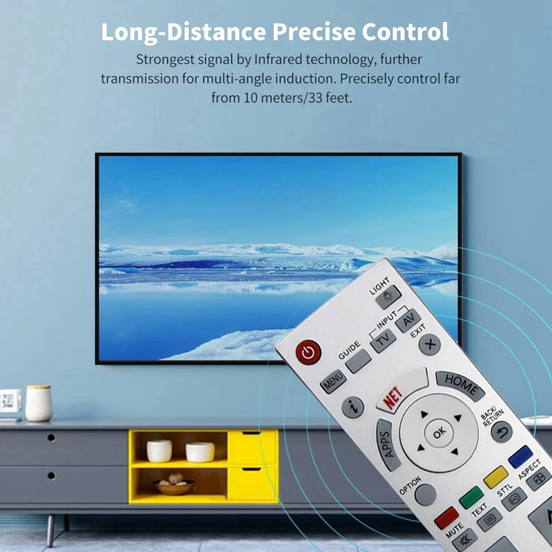 N2QAYB001012 Replace Remote For Panasonic TV TX-40CX800 TX-40CXW804 TX-50CX800 TX-50CXW804 TX-55CX800 TX-55CXW804