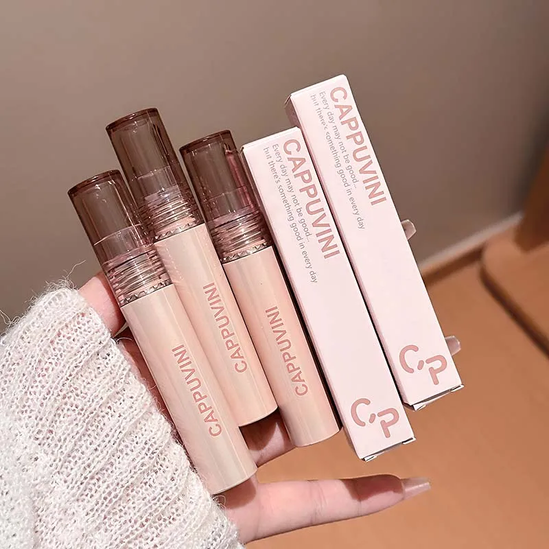 Cappuvini Lucidalabbra staccabile naturale Trucco naturale a lunga durata Tinta labbra facile da applicare