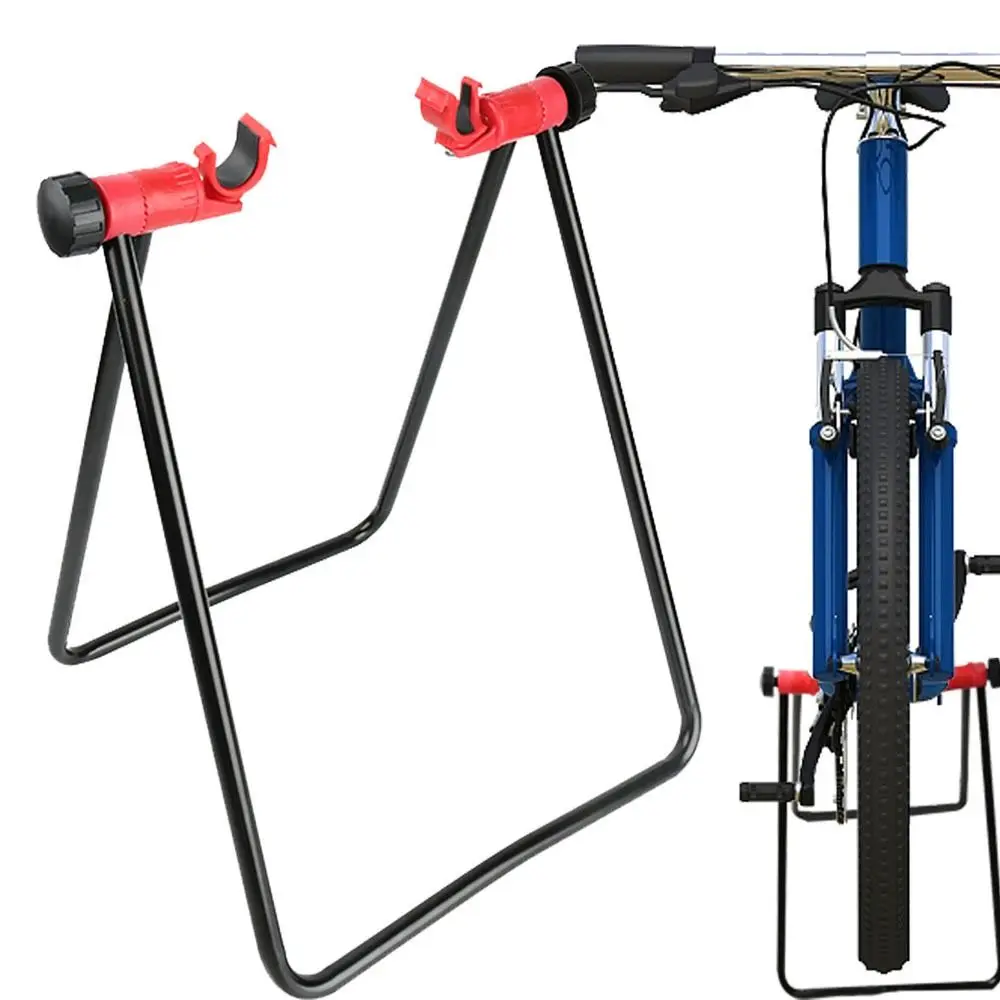 

Cycling Parts U-Shaped Aluminum Alloy Folding Hub Repair Bracket Parking Rack Bike Triangle Vertical Stand Bicycle Floor Stand
