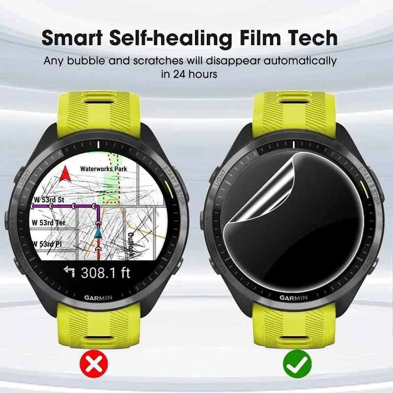 for Garmin Forerunner 165 265 265s 965 Screen Protector Hydrogel Film for Garmin Forerunner 255 255s 955 Film Foil Protection