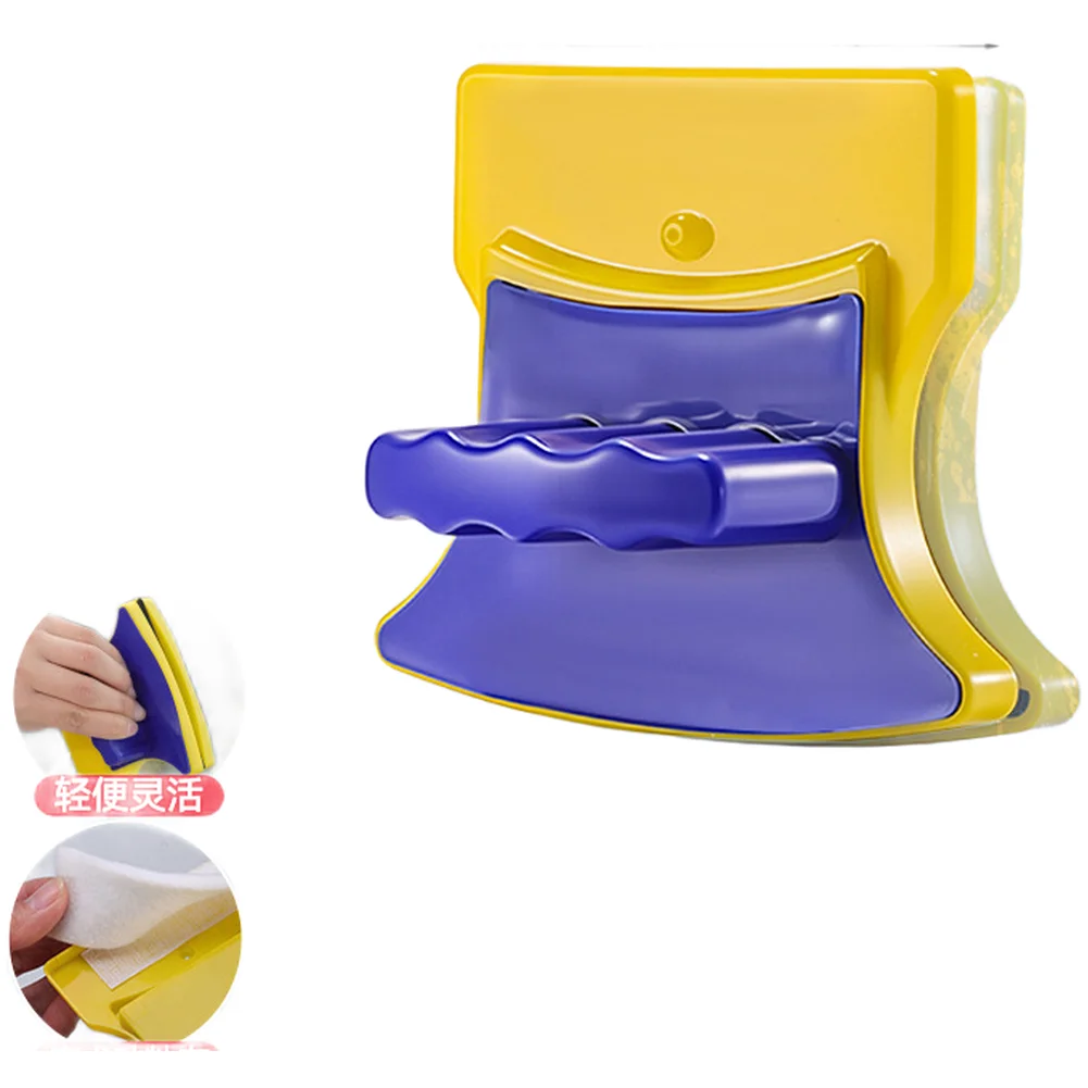 Strong Magnetic Dual Sided Window Cleaner For 3-8mm Thick Glass With Safety Rope And Adjustable Squeegee