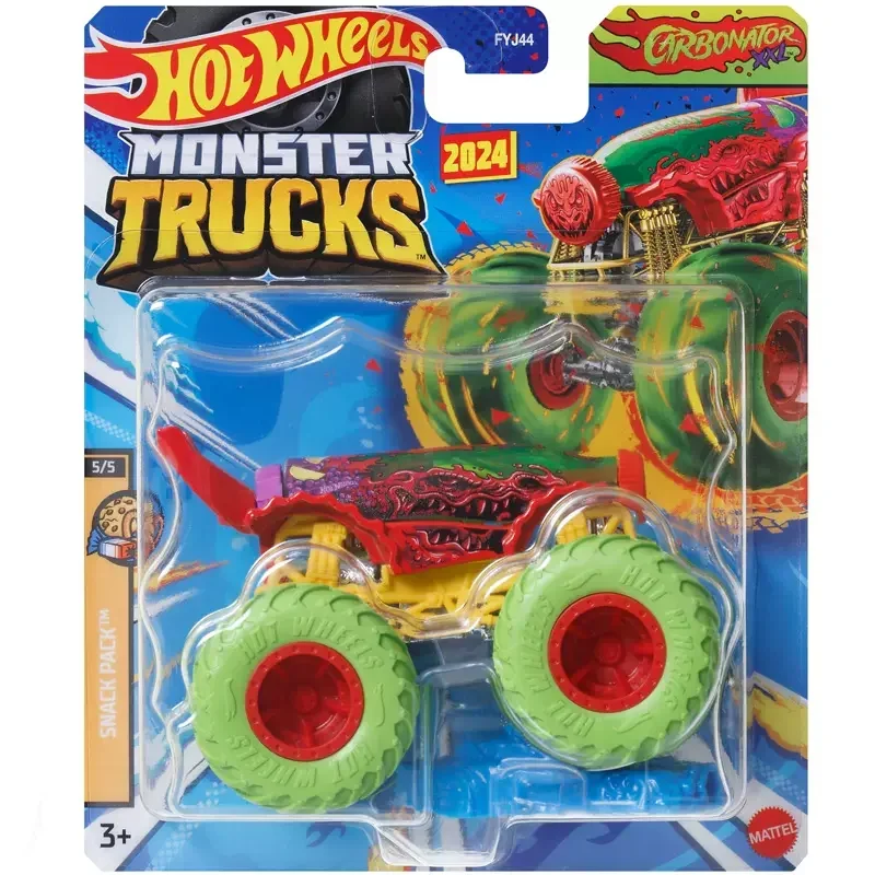 Hot Wheels-Voiture Monster Truck 1/64 pour garçon, jouet moulé sous pression, Fast & Furious Nissan GTR, Sophia Shaker, 7,5 an Duckn\' Roll, cadeau