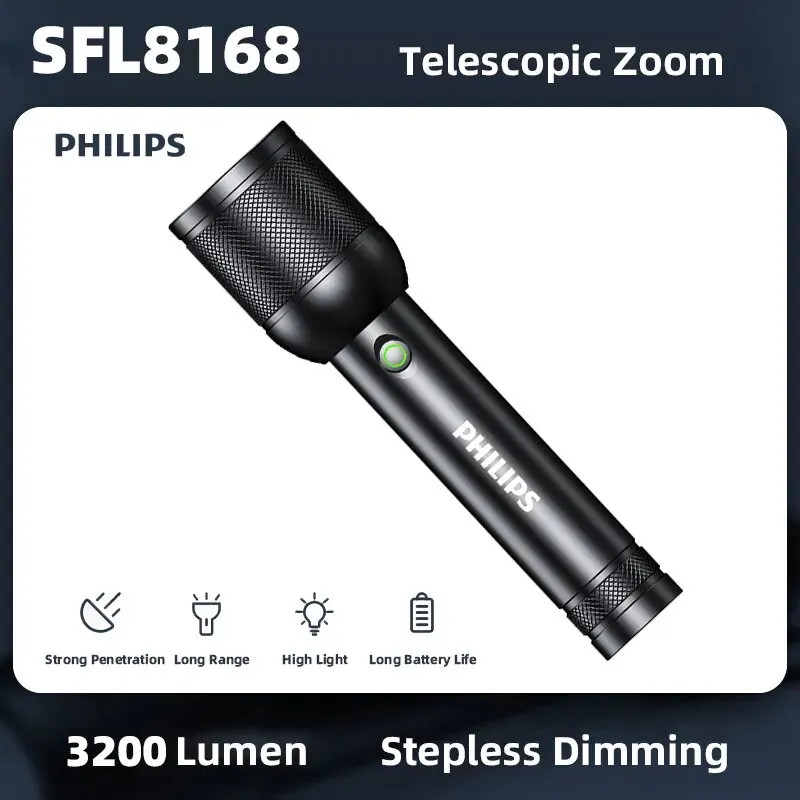 BrightLightMe＋ High Power 6000 Lumen Super Bright LED Rechargeable Flashlight