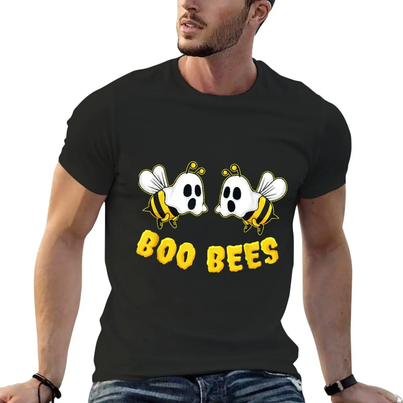 

Boo Bees Nurse Couples Halloween T-shirt korean fashion summer top fruit of the loom mens t shirts