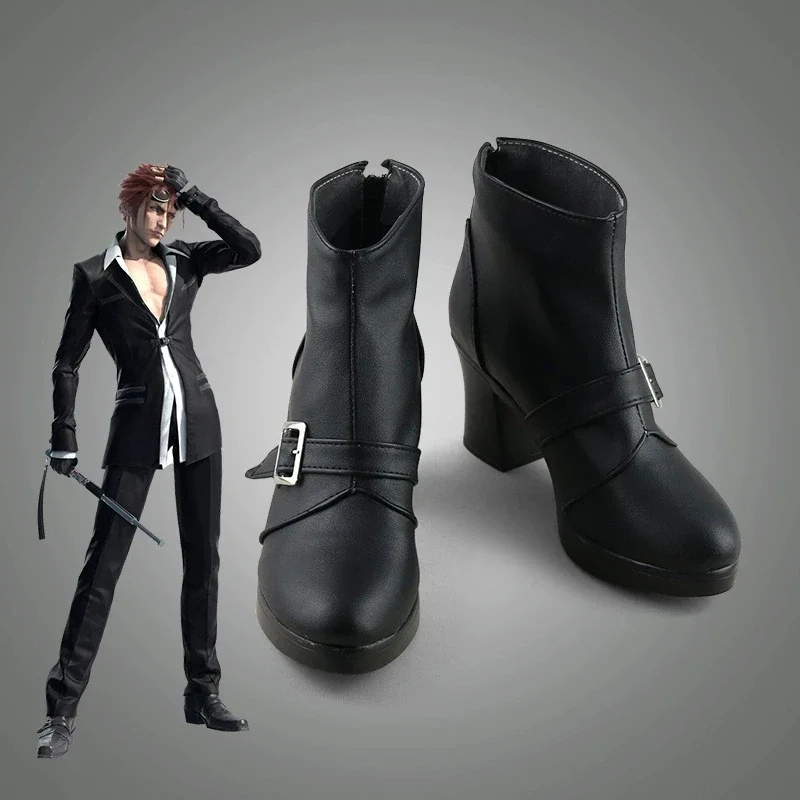 

Halloween Carnival Party Cosplay Shoes Boots Costume FF7 Final Fantasy VII Reno