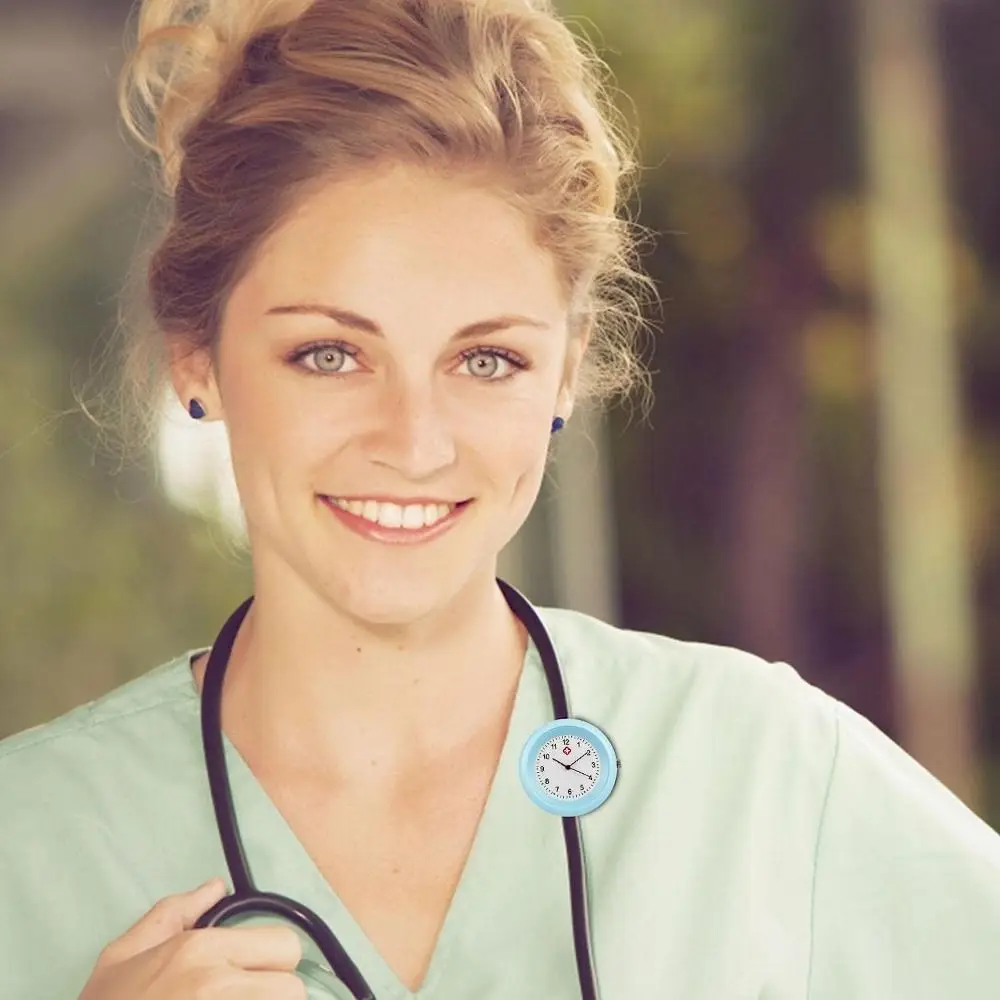 Часы-стетоскоп, карманные часы, точные водонепроницаемые часы для клиники, униформа для персонала клиники, медсестры