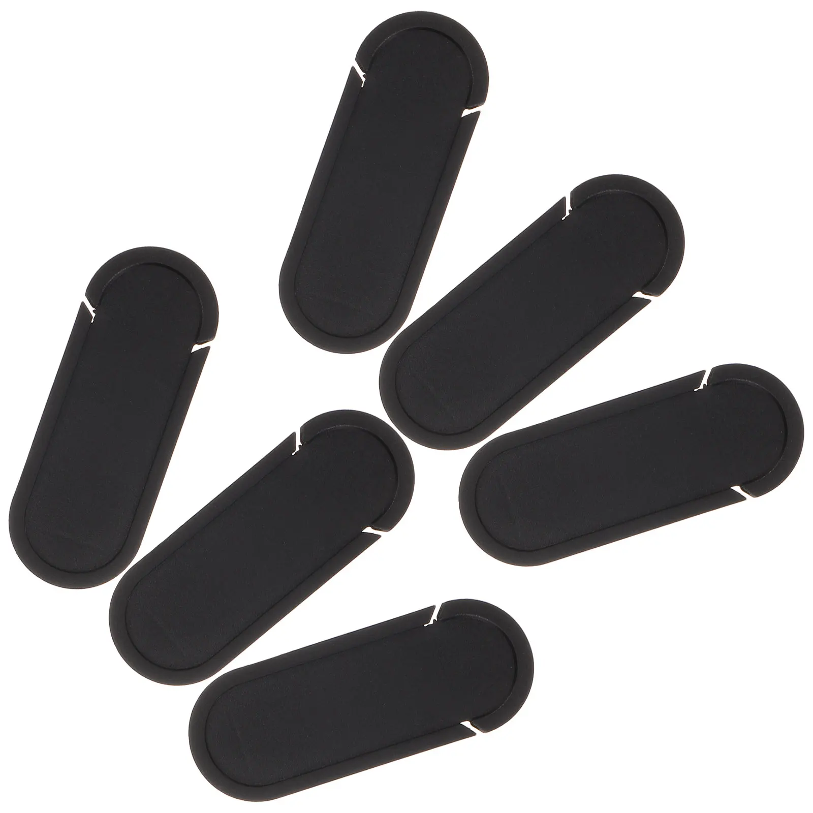 

6 Pcs Privacy Cover Decorative Webcam Slide Protector Laptop Black Slider Easy Use Dust Protection