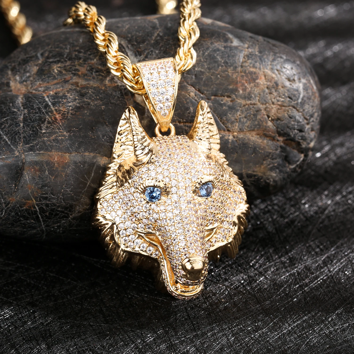 Free Shipping Item 14K Gold Plated Brass Simple Exquisite Heart Shaped, Puppet, Animal Pendant Women's Jewelry Support Wholesale