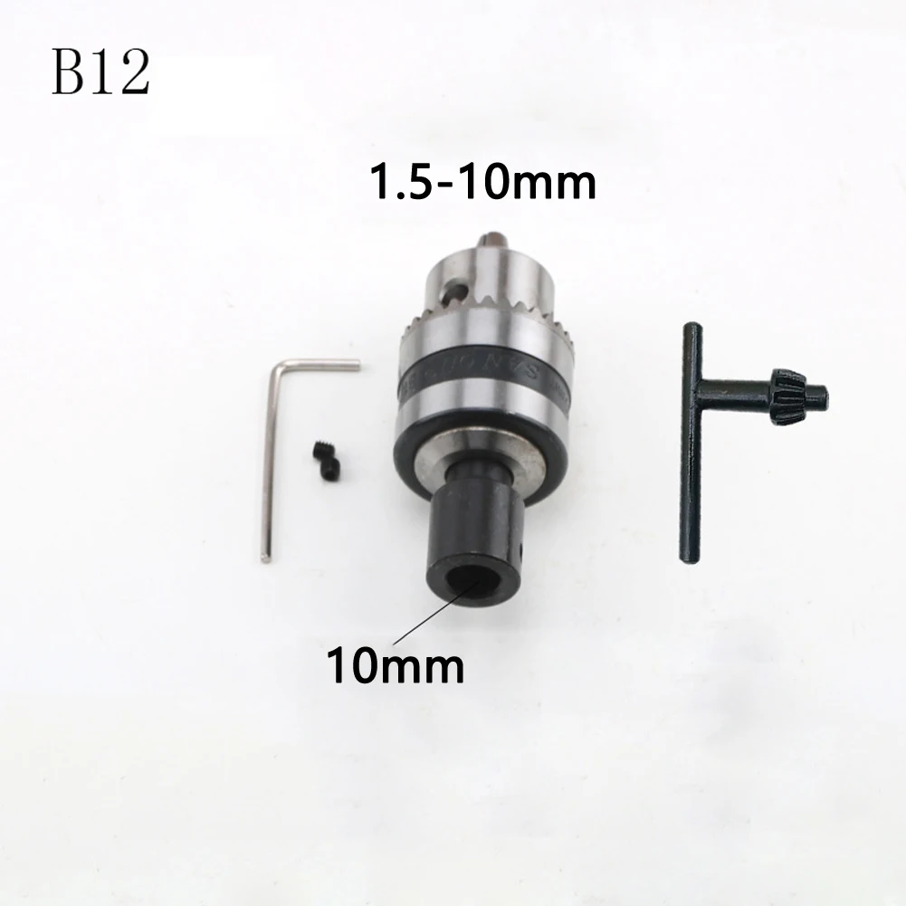 B12 الحفر تشاك الحفر تشاك 1.5-10 مللي متر 10 مللي متر 4 قطعة مجموعة آلة الحفر المعدنية لآلة الطحن آلة الحفر