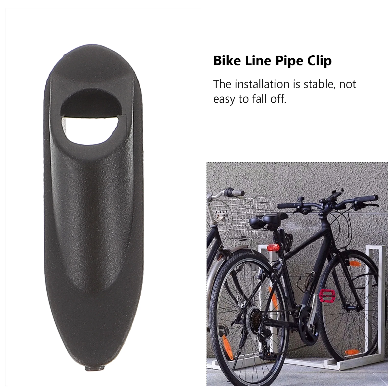 

20pcs Frame Card Holder Bicycle Cable Clamp Stiff Embedded Single Hole Wire Tubes Grommets Plastic Shifter Housing
