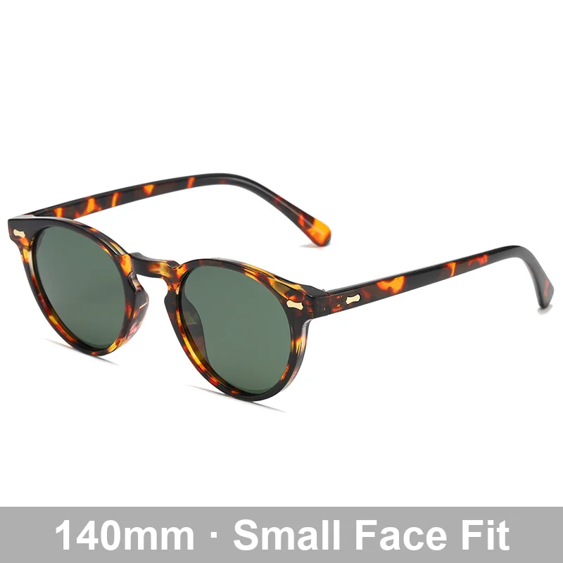 

Vintage Round Polarized Sunglasses Men Women Small Face Retro Rice Nail Rivet TAC Fashion Chic Luxury Outdoor Sun Glasses 3331