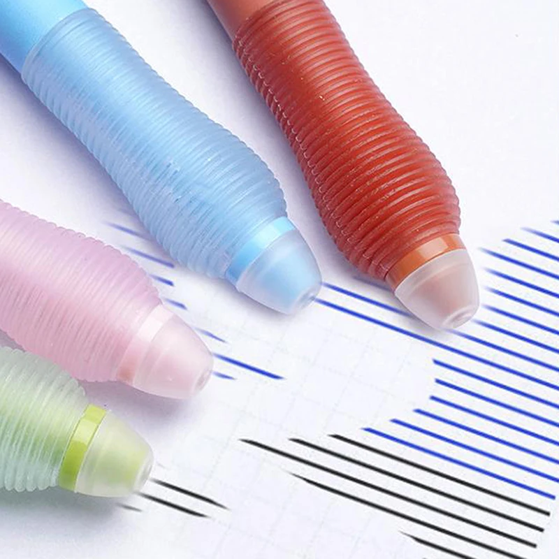 4 Stuks Creatieve Uitwisbare Gel Pen Set Mode Gladde Schrijven Balpen Sneldrogende Pen Esthetische Briefpapier Schoolbenodigdheden