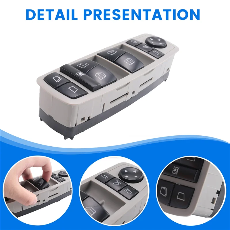 

BB-Car Left Electric Window Master Control Switch For Mercedes W164 W251 GL320 R320 R500 R63 A2518300390 2518300390