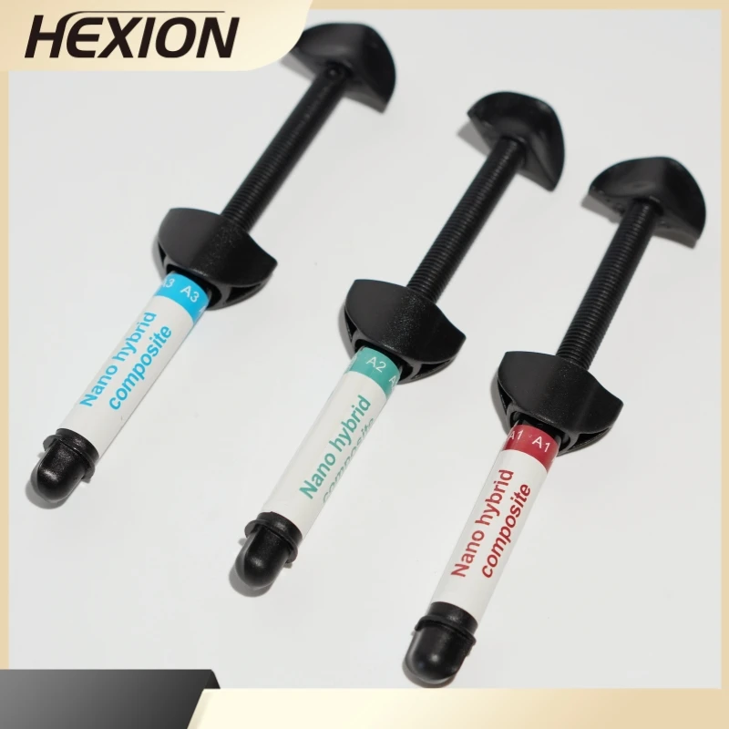 Dental Aesthetic Composite Resin Syringe - Universal Color Shade for Enamel Restoration High Compressive Strength Dentistry Mate