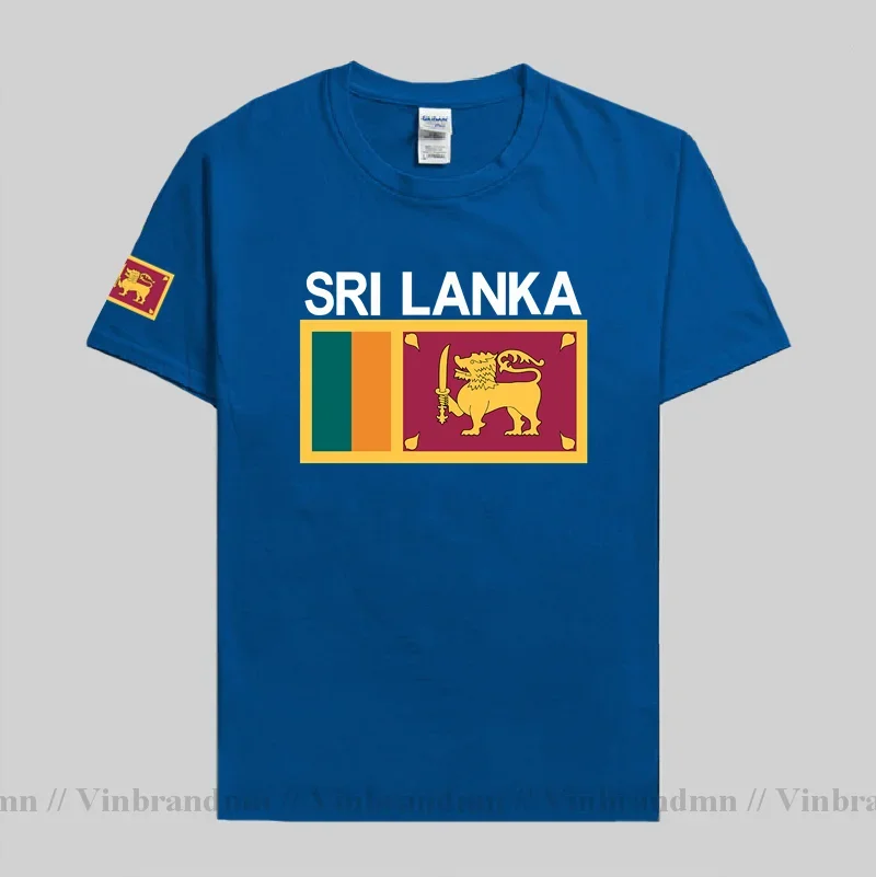 Sri Lanka Lankan Men T shirt 2023 Jerseys Nation Team Tshirt 100% Cotton T-shirts Sporting Clothing Tees Country Flag LKA Ceylon