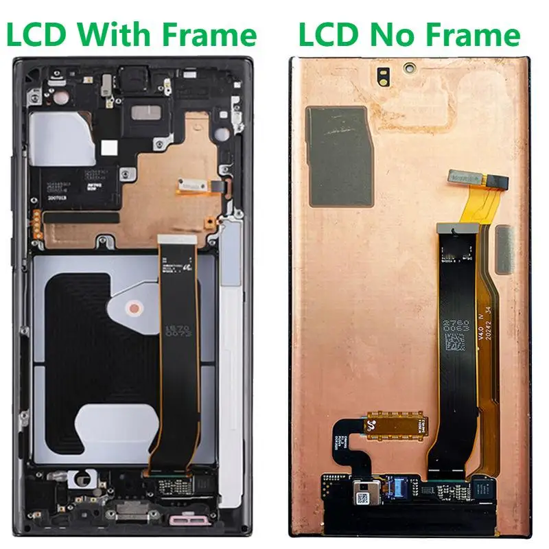 6.9  Original AMOLED For Samsung Note 20Ultra 5G LCD Display With Frame SM-N985F/DS N986B/DS Touch Screen Digitizer Repair Parts