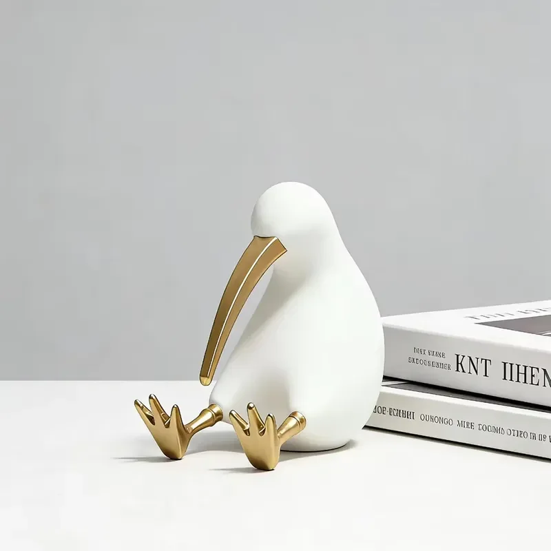 Eco Friendly Modern Minimalist Animal Sculpture Resin Ornament Custom Color Home Decoration Desktop Craft for Easter