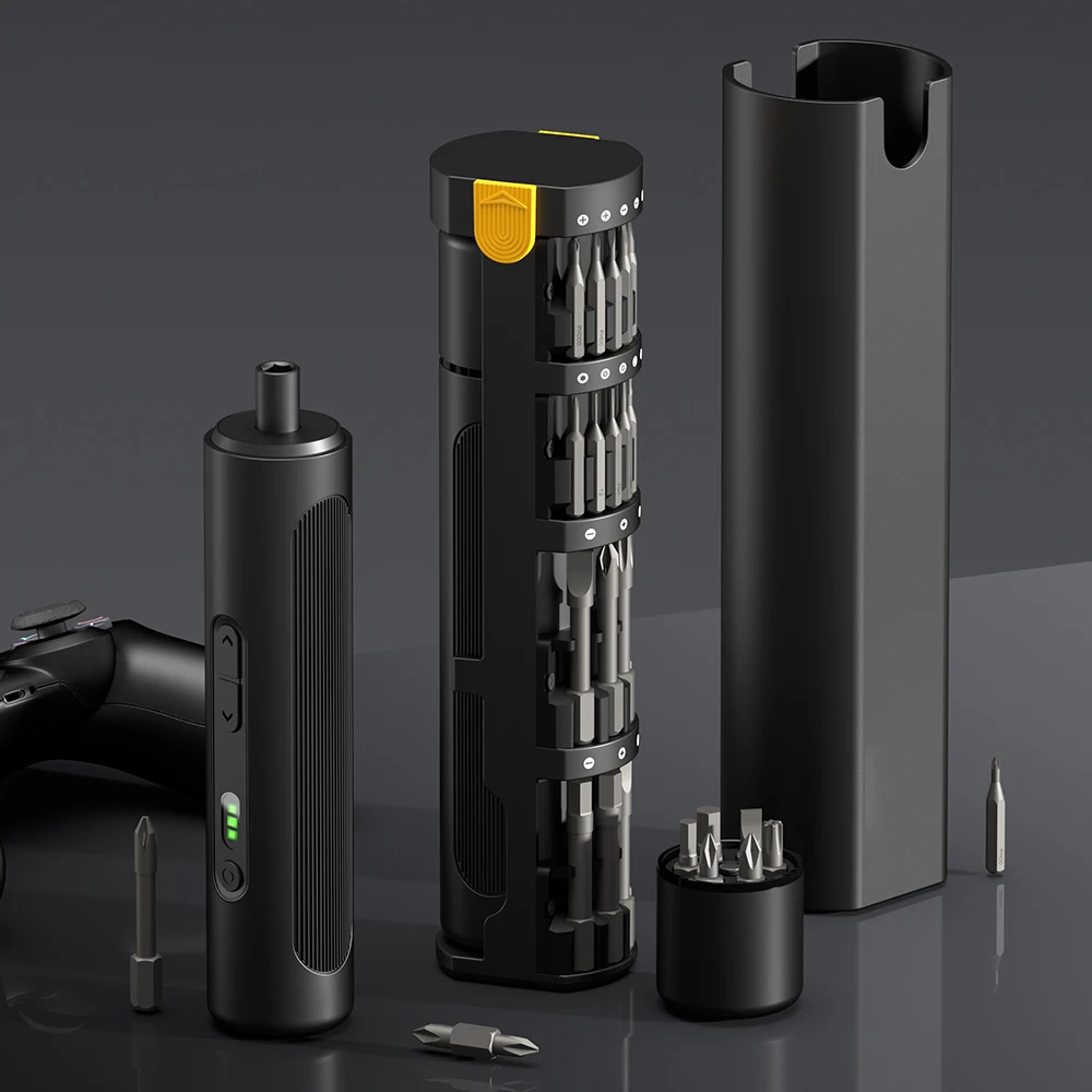 Kit de tournevis électrique de précision 35 en 1, magnétique, sans fil, pour la réparation de téléphones Xiaomi, iPhone, Samsung, ordinateurs portables et appareils électroniques