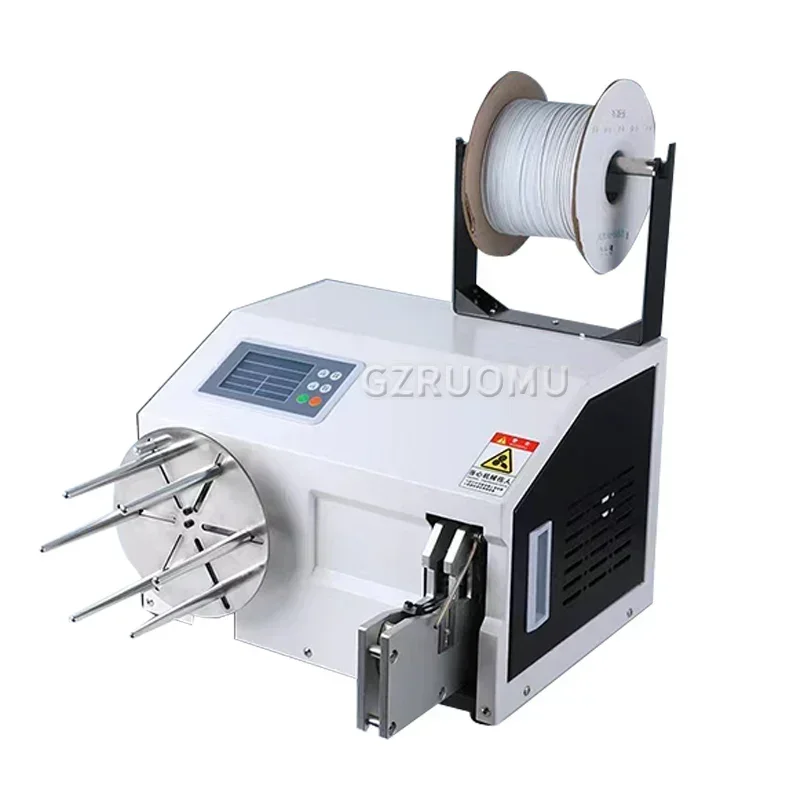 Multifunction Automatic Small Cable Wire Winding And Binding Machine Intelligent Data Cable Power Cord Tie Winder