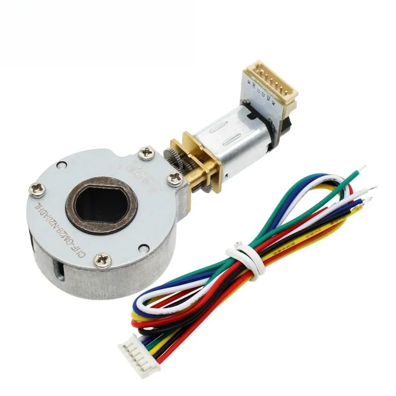 Chihai Motor CHF-GM29-N20V ABHL 29mm DC 3V 6V 12V Mini DC Secondary Variable Speed Motor with Encoder