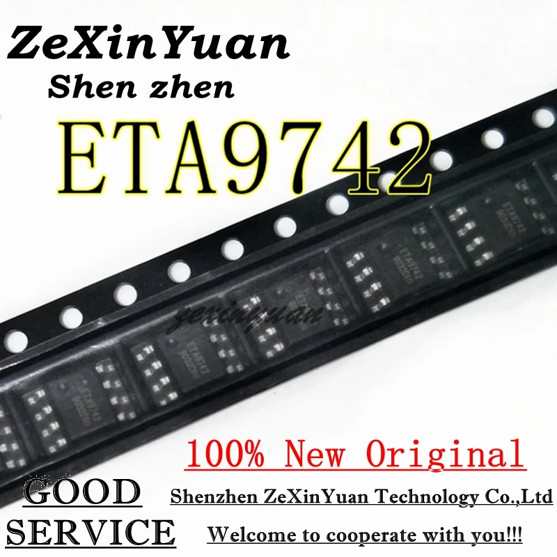 

5PCS ETA9742 9742 SOP-8 New original Synchronous rectification IC mobile power supply five in one chip