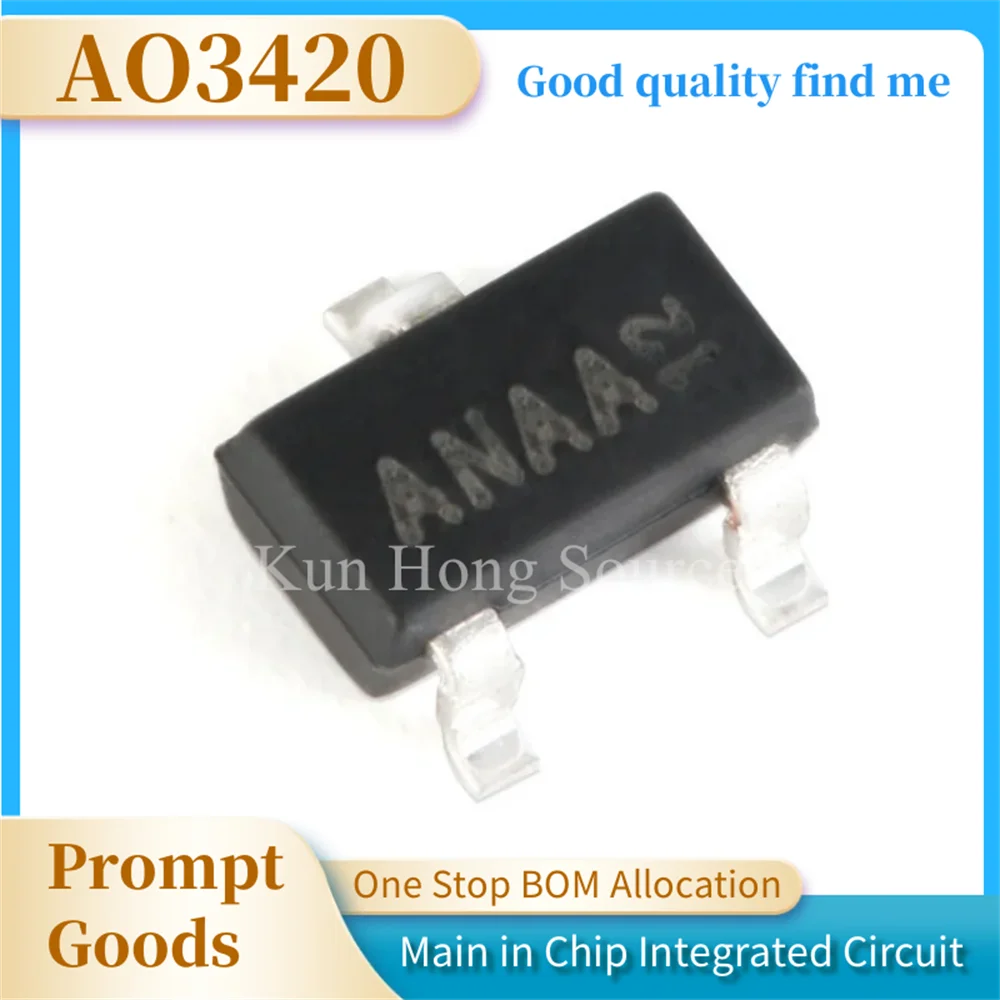 1PCS AO3409 A99T AO3413 AO3414 A0LA AO3415 AO3416 AO3422 AO3419 AO3420 SMD Mosfet Transistor SOT-23 Surface Mount