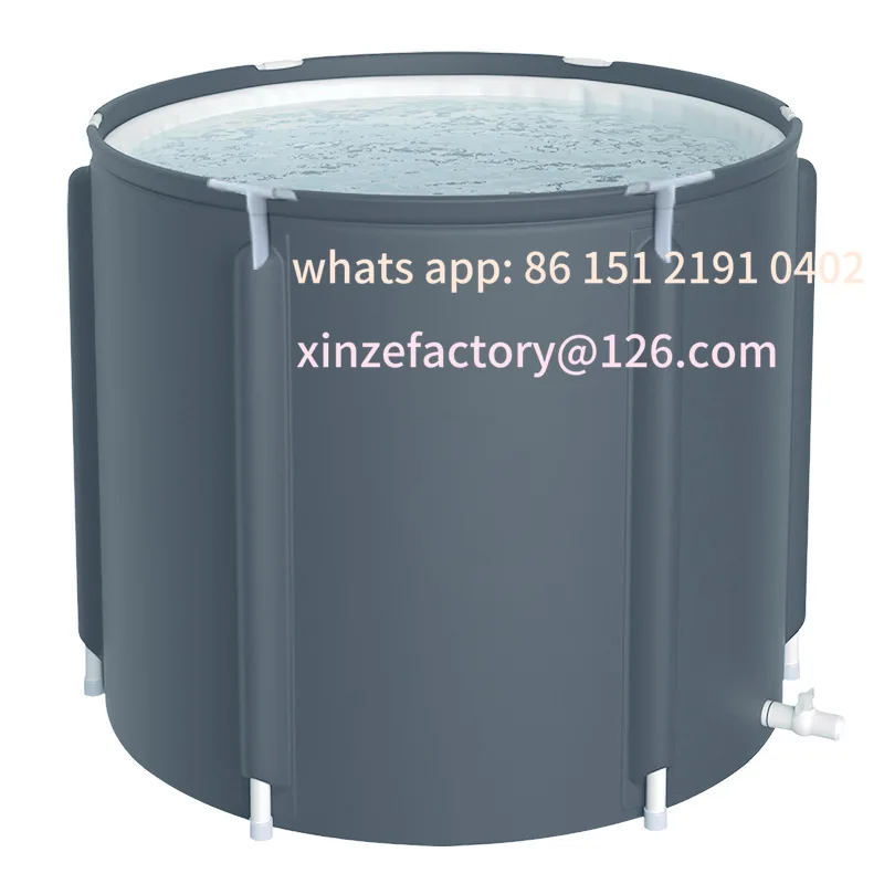 

Customizable bath bucket, adult non-inflatable folding , cotton padded thickened , ice bath bucket