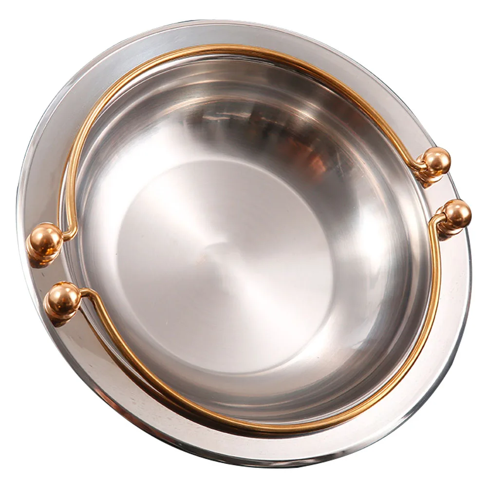 

Горшок Sukiyaki из нержавеющей стали в японском стиле, эргономичная ручка, быстронагревающаяся суповая кастрюля для кемпинга, пикника, посуда