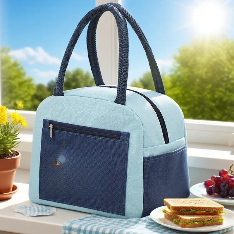 

A-Z Letter Lunch Bag Girl Boy Thermal Bags Portable Food Pouc School Office Staff Picnic Bag Cute Picnic Bags