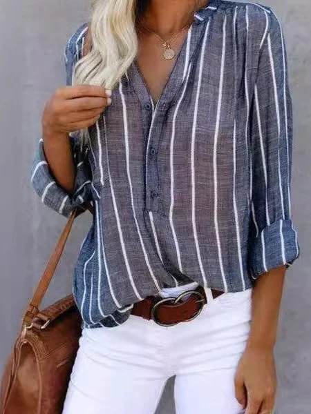 

Свободные повседневные женские длинные брюки в полоску с принтом, удобная модная повседневная одежда из смеси полиэстера китайского бренда