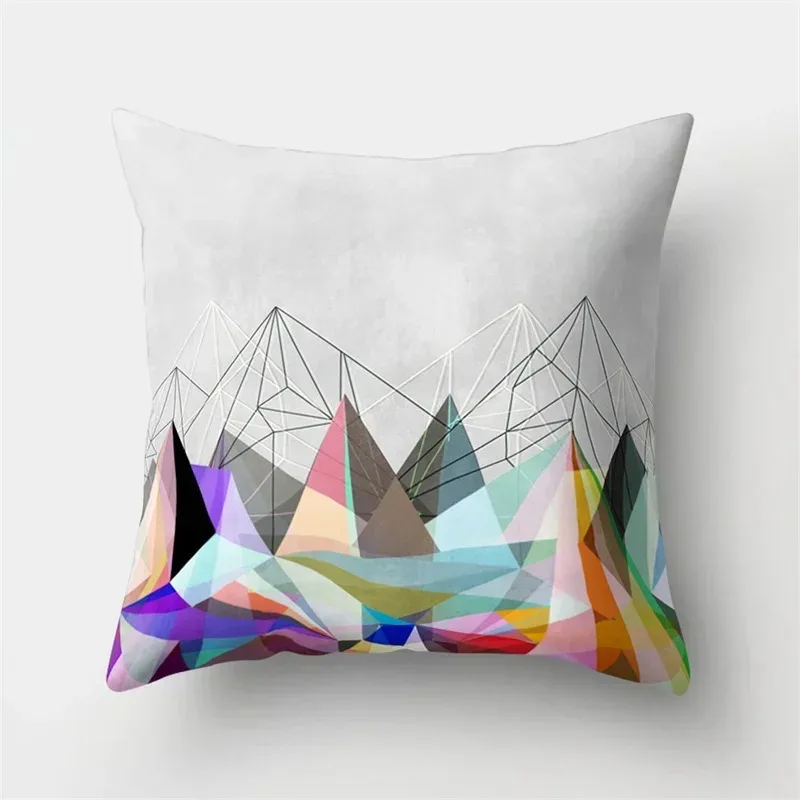 Simple Geometric Decorative Pillowcase Car Ornaments Living Room Office Home Pillowcase