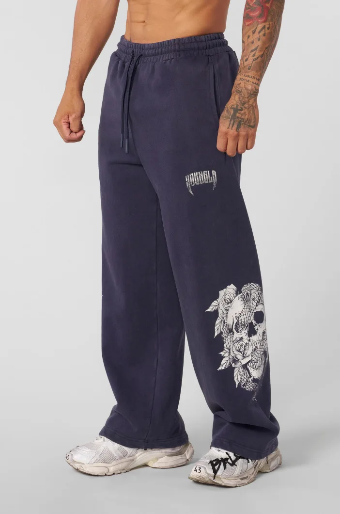 American fashion brand sweatpants, jogging pants, basketball gym, sports and fitness, casual straight leg loose pants