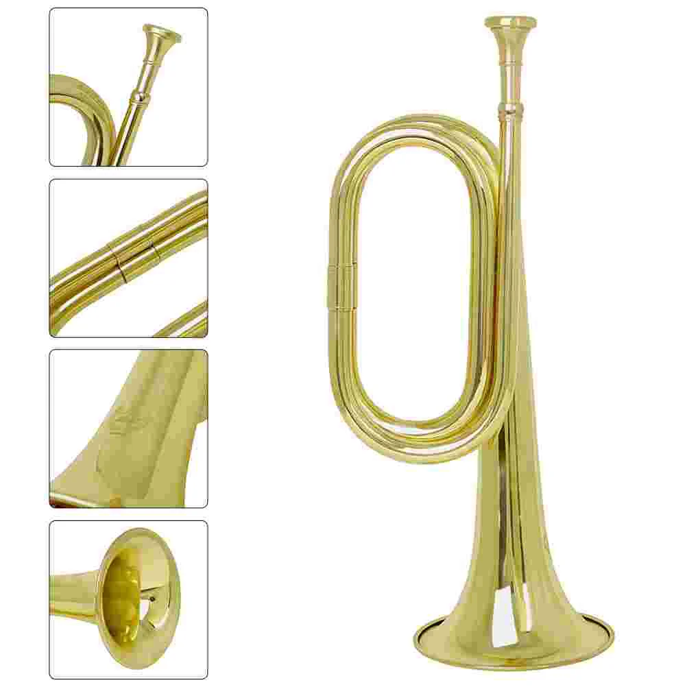 Toy Room Stride Horn Spanish C Key Charge Band Trumpet Assembly Musical Instruments Brass