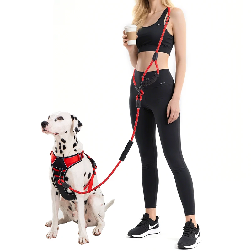 Pet Sling Rope Dog Leash 7.8ft Long with Padded Handle,Heavy Duty,for Control Safety Training | Leashes for Large Dogs or Medium