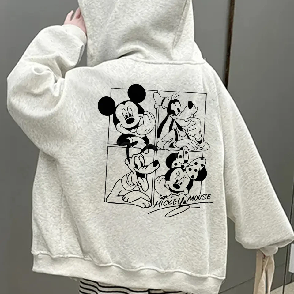 

Girls Boys Mickey & Friends Print Zipper Hoodie Kids Matching Mickey & Friends Sweatshirt Kid 3-12 Year Zipper Hoody Coat