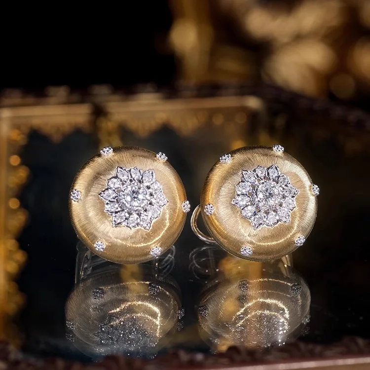 S925 925 Sterling Silver Retro Stud Earrings for Women Classic Vintage Design Hypoallergenic Durable Fine Ear Jewelry