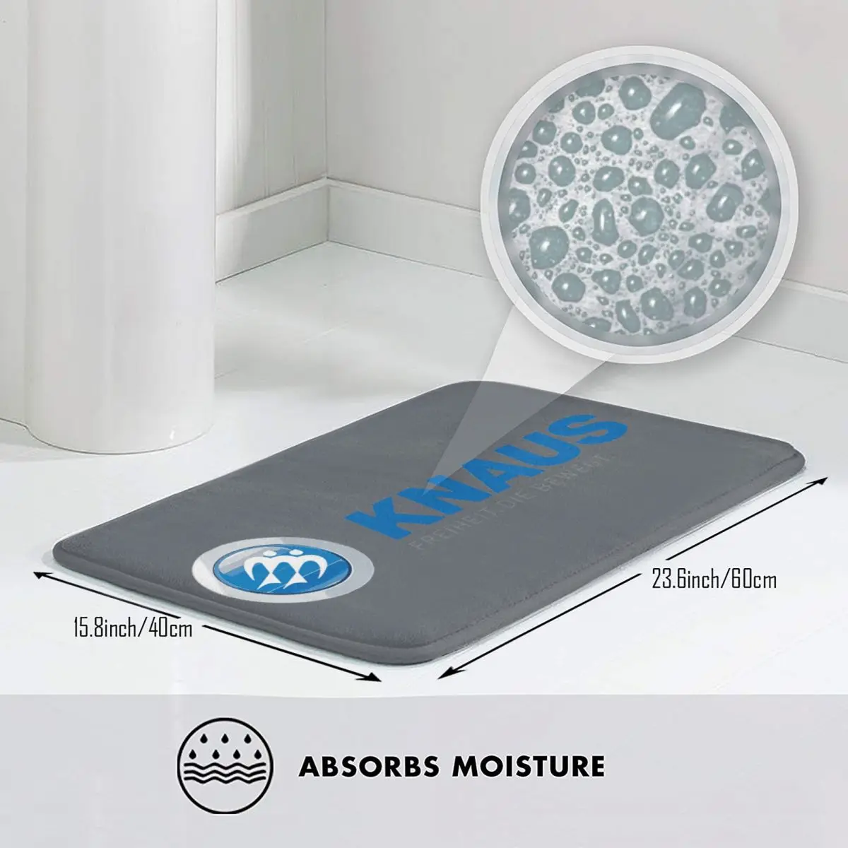 Knaus Caravan  Non-slip Doormat Floor Mat Carpet Rug for Kitchen Entrance Home Balcony Footpad Mats
