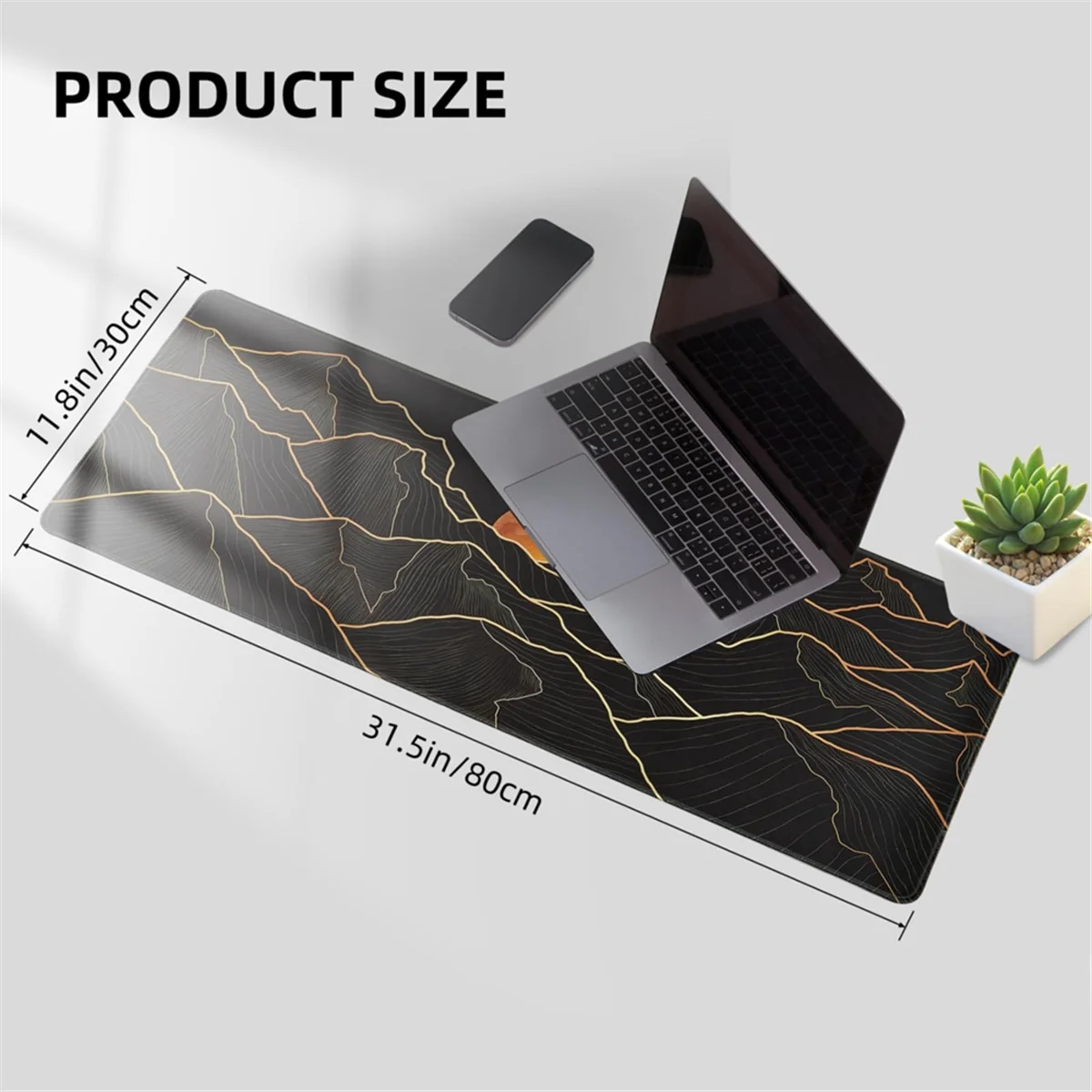 

Durable-Design Mouse Pad Gaming Mouse Pad Desk Pad Long Computer Keyboard Mouse Mat