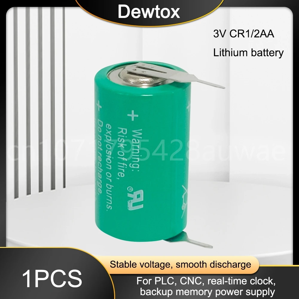 1PCS Original Brand New CR1/2AA 950mAh CR14250 Primary Lithium Battery for PNC CNC Machine Tools Alarm Clock Gas Water Meter